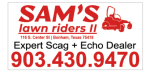 SAM’S LAWN RIDERS II BONHAM SAM’S LAWN RIDERS II BONHAM